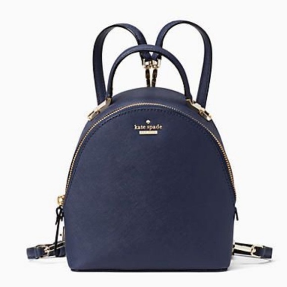NEW Kate Spade Cameron Street Binx Crossbody Backpack Navy preppy luxury - Picture 1 of 15